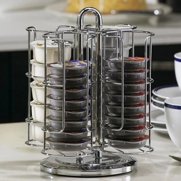 Nifty Solutions T-Disc Pod Carousel Holder Coffee Storage Organizer Hold 40 Disc - Picture 1 of 6